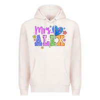 Pale Pink mrs Premium Hoodie - CowhideDigitalArt