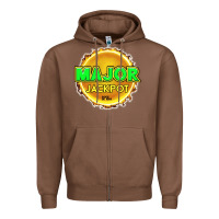Chestnut MAJOR JACKPOT Design - Pokie Designs Zipper Hoodie - ArtChic