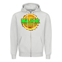 Dove Grey MAJOR JACKPOT Design - Pokie Designs Zipper Hoodie - ArtChic