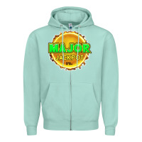 Seafoam MAJOR JACKPOT Design - Pokie Designs Zipper Hoodie - ArtChic