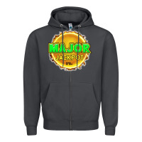 Smoke MAJOR JACKPOT Design - Pokie Designs Zipper Hoodie - ArtChic