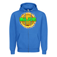 True Royal MAJOR JACKPOT Design - Pokie Designs Zipper Hoodie - ArtChic