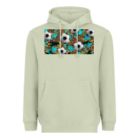 Matcha western leopard camouflage turquoise soccer licence plate template Heavyweight Hoodie - Artiststas