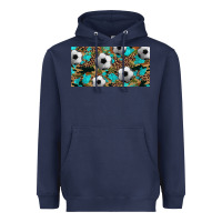 Navy western leopard camouflage turquoise soccer licence plate template Heavyweight Hoodie - Artiststas