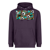 Western Leopard Camouflage Turquoise Soccer Licence Plate Template Heavyweight Hoodie | Teevron