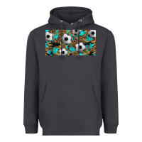 Smoke western leopard camouflage turquoise soccer licence plate template Heavyweight Hoodie - Artiststas