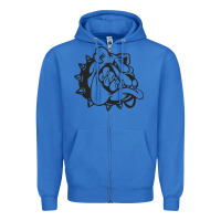 True Royal english bulldog Zipper Hoodie - ArtChic