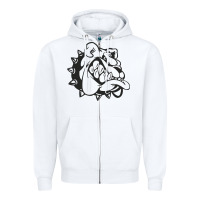 English Bulldog Zipper Hoodie | Teevron