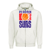 Oatmeal Heather vintage suns 1968 Zipper Hoodie - ArtChic