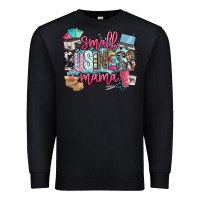 Black small business mama Premium Sweatshirt - BarkalooDesign