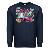 Navy small business mama Premium Sweatshirt - BarkalooDesign