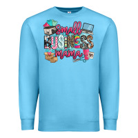Ocean Blue small business mama Premium Sweatshirt - BarkalooDesign
