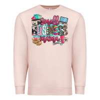 Pale Pink small business mama Premium Sweatshirt - BarkalooDesign