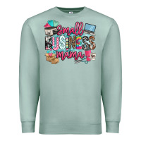 Seafoam small business mama Premium Sweatshirt - BarkalooDesign