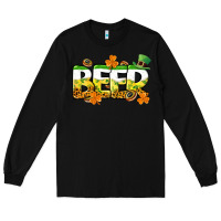 Black St. Patrick's Day beer Long Sleeve Tee - CowGirlArtShop