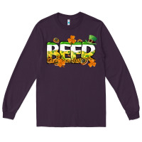 Plum St. Patrick's Day beer Long Sleeve Tee - CowGirlArtShop