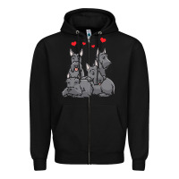 Black Scottish Terrier Lover Scottish Terrier Dog Aberdeen Terrier Zipper Hoodie - trangStudio