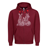 Burgundy Scottish Terrier Lover Scottish Terrier Dog Aberdeen Terrier Zipper Hoodie - trangStudio