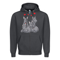 Smoke Scottish Terrier Lover Scottish Terrier Dog Aberdeen Terrier Zipper Hoodie - trangStudio