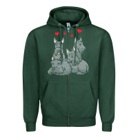 Sports Green Scottish Terrier Lover Scottish Terrier Dog Aberdeen Terrier Zipper Hoodie - trangStudio
