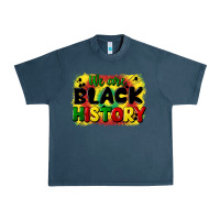 Midnight Navy we are black history Urban Heavy Tee - CowGirlArtShop