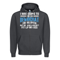 Smoke i was going to be a democrat for halloween political t shirt t shirt Zipper Hoodie - StudioElite