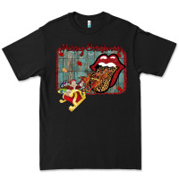 Black Merry Christmas Lips Santa Premium Tee - Bettercallsaul
