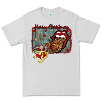 Dove Grey Merry Christmas Lips Santa Premium Tee - Bettercallsaul