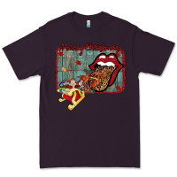 Plum Merry Christmas Lips Santa Premium Tee - Bettercallsaul