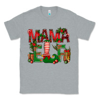 Heather Grey Christmas Mama Elf Classic Tee - NancyCooperArtShop