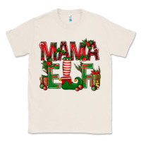 Natural Christmas Mama Elf Classic Tee - NancyCooperArtShop