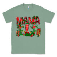 Sage Christmas Mama Elf Classic Tee - NancyCooperArtShop