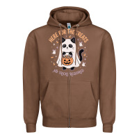 Chestnut halloween cat costume Zipper Hoodie - StudioElite