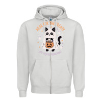 Dove Grey halloween cat costume Zipper Hoodie - StudioElite