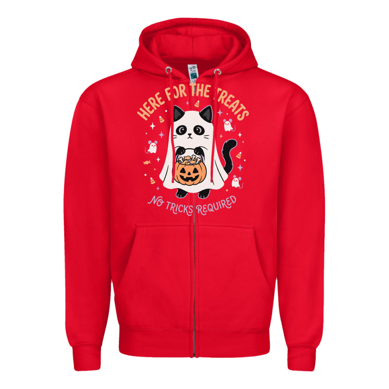 Halloween Cat Costume Zipper Hoodie by StudioElite | Teevron