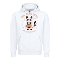 White halloween cat costume Zipper Hoodie - StudioElite