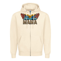 Sandshell Western American Mama With Sunflowers Zipper Hoodie - LillyAllenDesigns