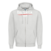 Dove Grey West Wing President Bartlet Zipper Hoodie - StudioElite
