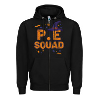 Black pe squad witch halloween pe teacher matching Zipper Hoodie - trangStudio
