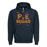 Navy pe squad witch halloween pe teacher matching Zipper Hoodie - trangStudio