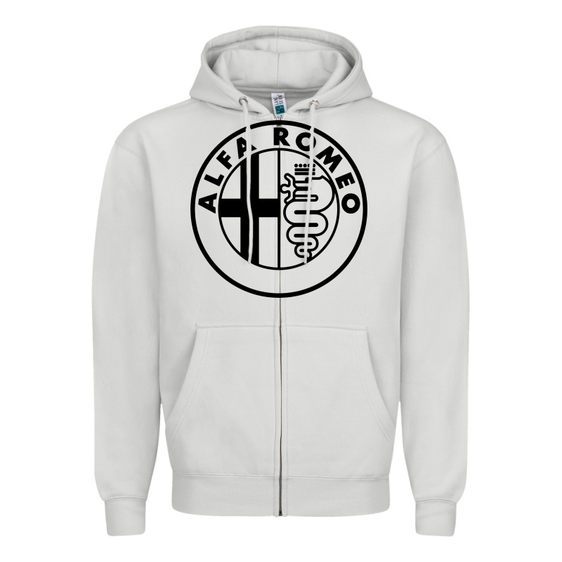 Alfa Racing Big Zipper Hoodie by PixelFlow | Teevron