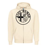 Sandshell alfa racing big Zipper Hoodie - PixelFlow