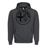 Smoke alfa racing big Zipper Hoodie - PixelFlow