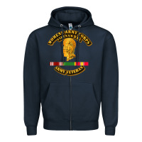 Navy Womens Army Corps Vietnam Era Veteran Mother Day Gift Zipper Hoodie - trangStudio