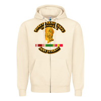 Sandshell Womens Army Corps Vietnam Era Veteran Mother Day Gift Zipper Hoodie - trangStudio