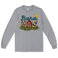 Heather Grey Barn mom sunflower mother's day Long Sleeve Tee - HowdyJamesFarm
