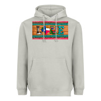 Moon Dust love texas sunflowers cactus cowhide license plate Heavyweight Hoodie - Artiststas
