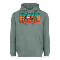 Sage love texas sunflowers cactus cowhide license plate Heavyweight Hoodie - Artiststas