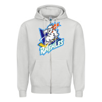 Dove Grey Quebec Rafales Zipper Hoodie - PixelFlow