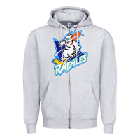 Heather Grey Quebec Rafales Zipper Hoodie - PixelFlow